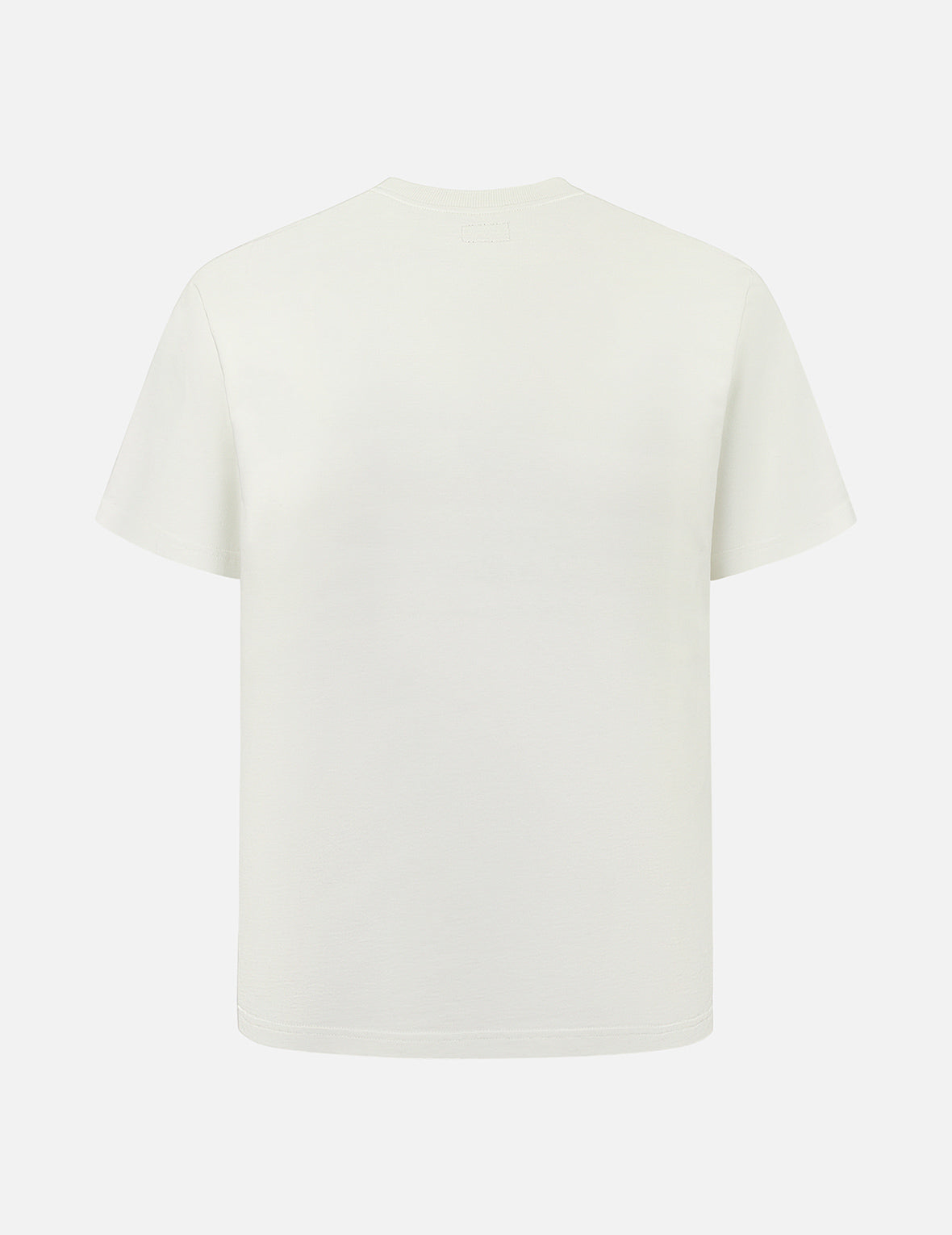 海鷗與商標印花常規版型T恤